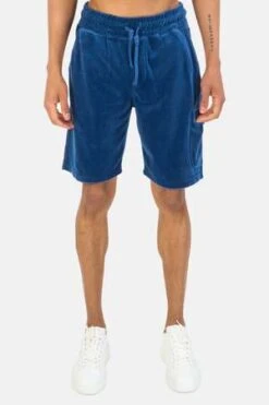 04651/Velvet Bermuda Short - Blue Marine