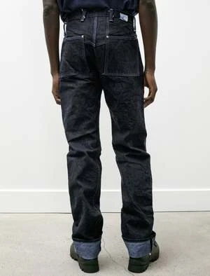 Tender125 High Straight Jeans 16oz Selvage Denim X Achilles Heel - Indigo 3 Tender125 High Straight Jeans 16oz Selvage Denim X Achilles Heel - Indigo - Image 3