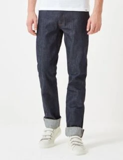 A.P.C.Slim Tapered Petit New Standard Jeans - Indigo Blue Denim -Garmentory Clothing Shop A P C Petit New Standard Jeans Slim Tapered Indigo Blue Denim 20190521092119 1