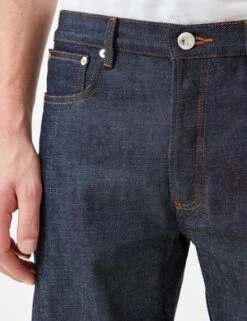 A.P.C.Slim Tapered Petit New Standard Jeans - Indigo Blue Denim -Garmentory Clothing Shop A P C Petit New Standard Jeans Slim Tapered Indigo Blue Denim 20190521092120