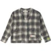 Advisory Board CrystalsShaggy Beavercheck Cardigan - Black