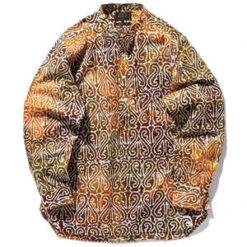 Beams PlusBand Collar Pullover - Batik Paisley