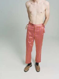 BODEEssex Stripe Trousers - Orange