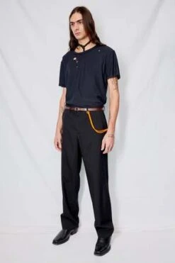 AssemblySuiting Straight Leg Trouser - Black -Garmentory Clothing Shop Black Suiting Straight Leg Pant 20230915173513 1