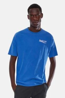 Blue&CreamWave Tee - Royal