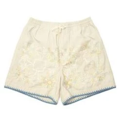 BODEBode Crochet Ladderwork Short - White Multi