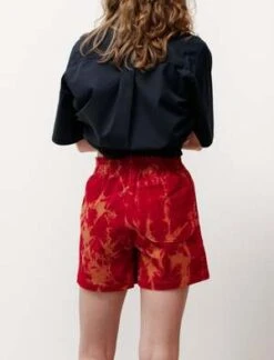 Camiel FortgensCorduroy Bleached Corduroy Shorty Shorts - Red/Orange -Garmentory Clothing Shop Camiel Fortgens Corduroy Bleached Corduroy Shorty Shorts Red Orange 20220412083329