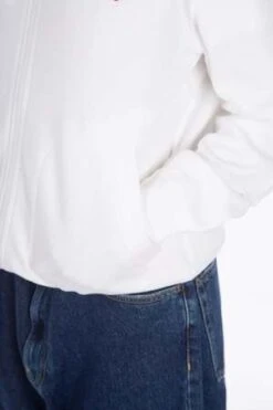 Comme Des Garcons Comme Des GarçonsPlay Stacked Heart Hooded Sweatshirt - White/Red -Garmentory Clothing Shop Comme des Gar ons Play Stacked Heart Hooded Sweatshirt White Red 20221209044357 1