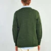 Country Of OriginPure New Wool Seamless Crew - Dark Green