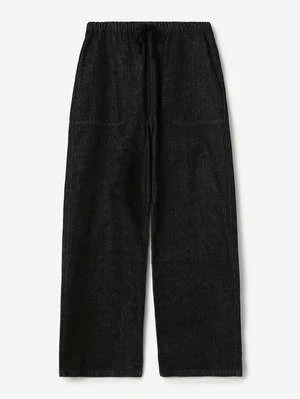 DantonMen's Easy Pants - Black Denim 6 DantonMen's Easy Pants - Black Denim - Image 6