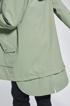 Ducktail RainwearRecycled Materials City Raincoat - Olive 4 Ducktail RainwearRecycled Materials City Raincoat - Olive - Image 4