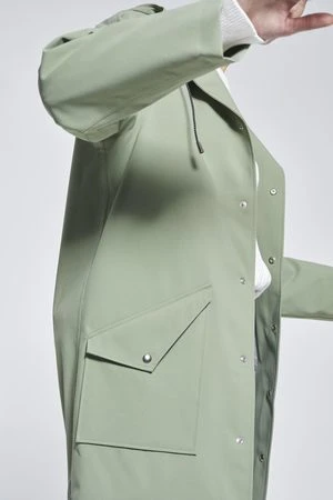 Ducktail RainwearRecycled Materials City Raincoat - Olive 5 Ducktail RainwearRecycled Materials City Raincoat - Olive - Image 5
