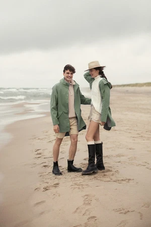 Ducktail RainwearRecycled Materials City Raincoat - Olive 6 Ducktail RainwearRecycled Materials City Raincoat - Olive - Image 6