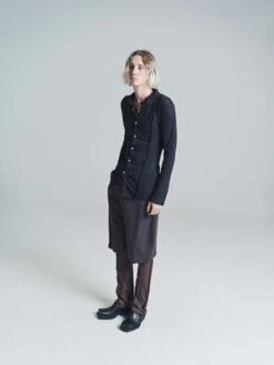 Edward CumingWool Blend Curvy Shorts - Brown -Garmentory Clothing Shop Edward Cuming Wool Blend Curvy Shorts Brown 20221024231339