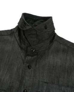 Engineered GarmentsCotton Denim Shirting Trail Shirt - Black -Garmentory Clothing Shop Engineered Garments Trail Shirt Black Cotton Denim Shirting 20230720004141