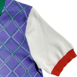 FreshArgyle Extra Fine Crepe Cotton Knitted Polo - Purple 8 FreshArgyle Extra Fine Crepe Cotton Knitted Polo - Purple - Image 8