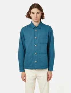 FOLKFolk Assembly Jacket - Dark Cyan Blue
