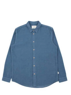 FOLKFolk Relaxed Baby Cord Shirt - Soft Blue