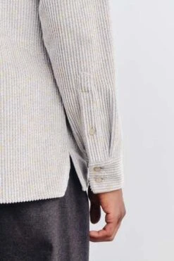 A Kind Of GuiseGusto Tweedy Corduroy Shirt - Gray -Garmentory Clothing Shop Gusto Shirt Tweedy Corduroy 20230919140735 2