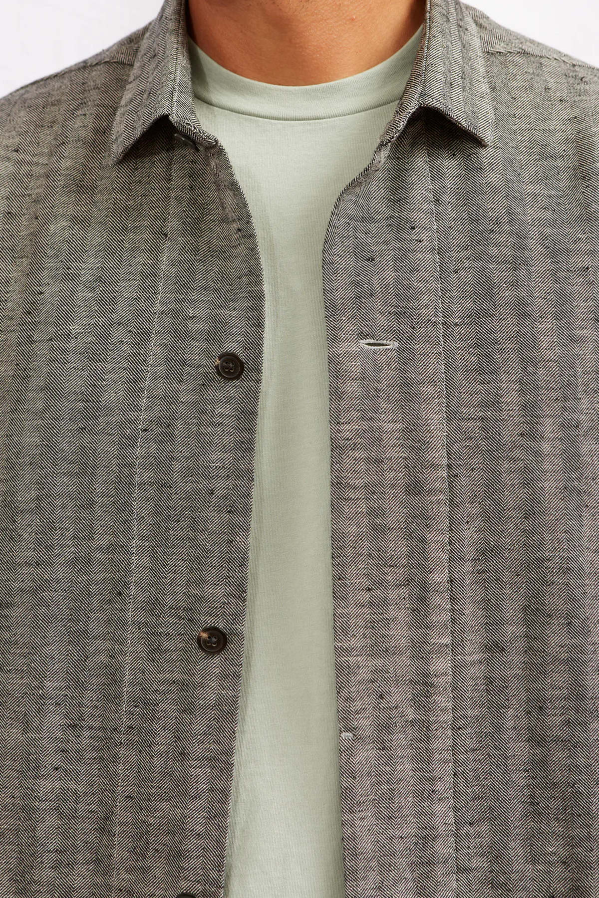 Garmentory Clothing Shop 20 Garmentory Clothing Shop -Garmentory Clothing Shop Kimi Hemp Cotton Herringbone Gray Shirt 20231018023332 1