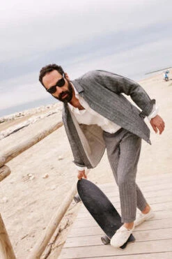 A.b.c.lKimi Hemp Cotton Herringbone Shirt - Gray -Garmentory Clothing Shop Kimi Hemp Cotton Herringbone Gray Shirt 20231018023333