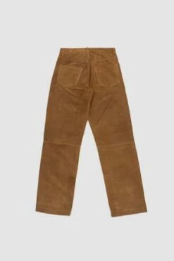 SunflowerLoose Suede Pants - Khaki -Garmentory Clothing Shop Loose Suede Khaki 20230817102047 1