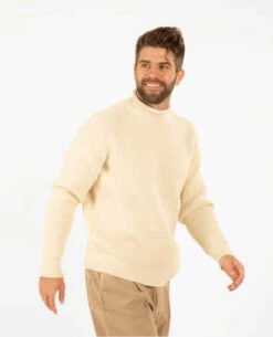 SunspelMerino Fishermans Jumper - Ecru -Garmentory Clothing Shop Merino Fishermans Jumper Ecru 20221028133610 2