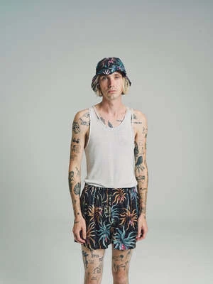 Endless JoySilk Boxer Shorts - Night Palm Pink 5 Endless JoySilk Boxer Shorts - Night Palm Pink - Image 5