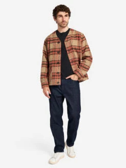 O.N.SFiske Check Flannel Jacket - Khaki Olive Orange Check -Garmentory Clothing Shop O N S Fiske Check Flannel Jacket Khaki Olive Orange Check 20231102123255