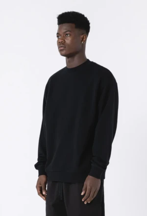 ZanerobeOrgo Crew Sweat - Black 3 ZanerobeOrgo Crew Sweat - Black - Image 3