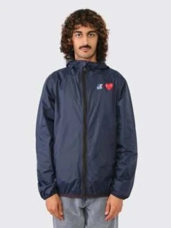 Comme Des Garcons Comme Des GarçonsPlay K-Way Hoodie Full Zip - Navy