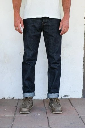 Freenote ClothPortola Classic Taper Denim - 17oz Blue Slub 1 Freenote ClothPortola Classic Taper Denim - 17oz Blue Slub
