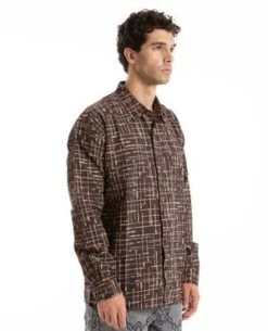 Daily PaperRamzo LS Shirt - Brown -Garmentory Clothing Shop Ramzo LS Shirt 20231019002158 2