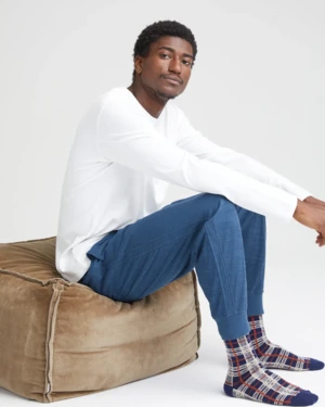 Richer PoorerThermal Slub Lounge Pant - Moonlit Ocean 2 Richer PoorerThermal Slub Lounge Pant - Moonlit Ocean - Image 2