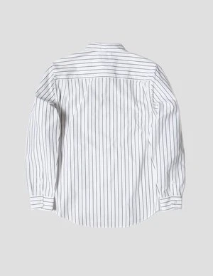 Kapatid NYCShirt - White/Grey Stripe 2 Kapatid NYCShirt - White/Grey Stripe - Image 2