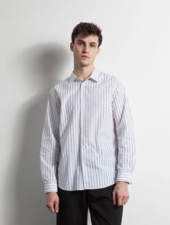 Kapatid NYCShirt - White/Grey Stripe 9 Kapatid NYCShirt - White/Grey Stripe -Garmentory Clothing Shop STRIPE SHIRT 20190109211948 1