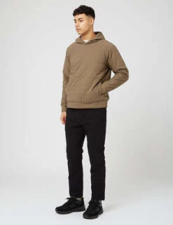 Snow PeakFlexible Insulated Hooded Sweatshirt - Brown -Garmentory Clothing Shop Snow Peak Flexible Insulated Hooded Sweatshirt Brown 20220311182630 3