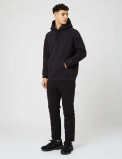 Snow PeakRecycled Cotton Hooded Sweatshirt - Black -Garmentory Clothing Shop Snow Peak Recycled Cotton Hooded Sweatshirt Black 20220311182651 2