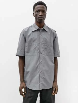 ArpenteurStereo Short Sleeve Shirt - Pima Storm Grey 1 ArpenteurStereo Short Sleeve Shirt - Pima Storm Grey