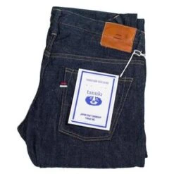 Tanuki18oz Earth Denim High Tapered Jeans