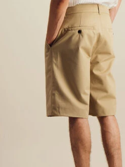 OutlandTwill Pleats Bermuda - Beige -Garmentory Clothing Shop Twill Pleats Bermuda Beige 20221207022057 2