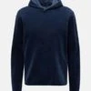04651/Velvet Hoodie - Blue Marine