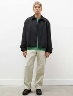 AuraleeWashed Heavy Canvas Pants - Ivory