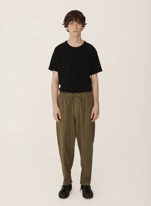 YMCEarth Alva Garment Dyed Organic Cotton Skate Trouser - Olive 2 YMCEarth Alva Garment Dyed Organic Cotton Skate Trouser - Olive - Image 2